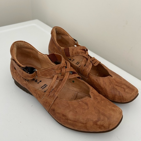 Think! Shoes - Think! Chilli Mary Jane Shoes Tan Size 8 US 39 EU